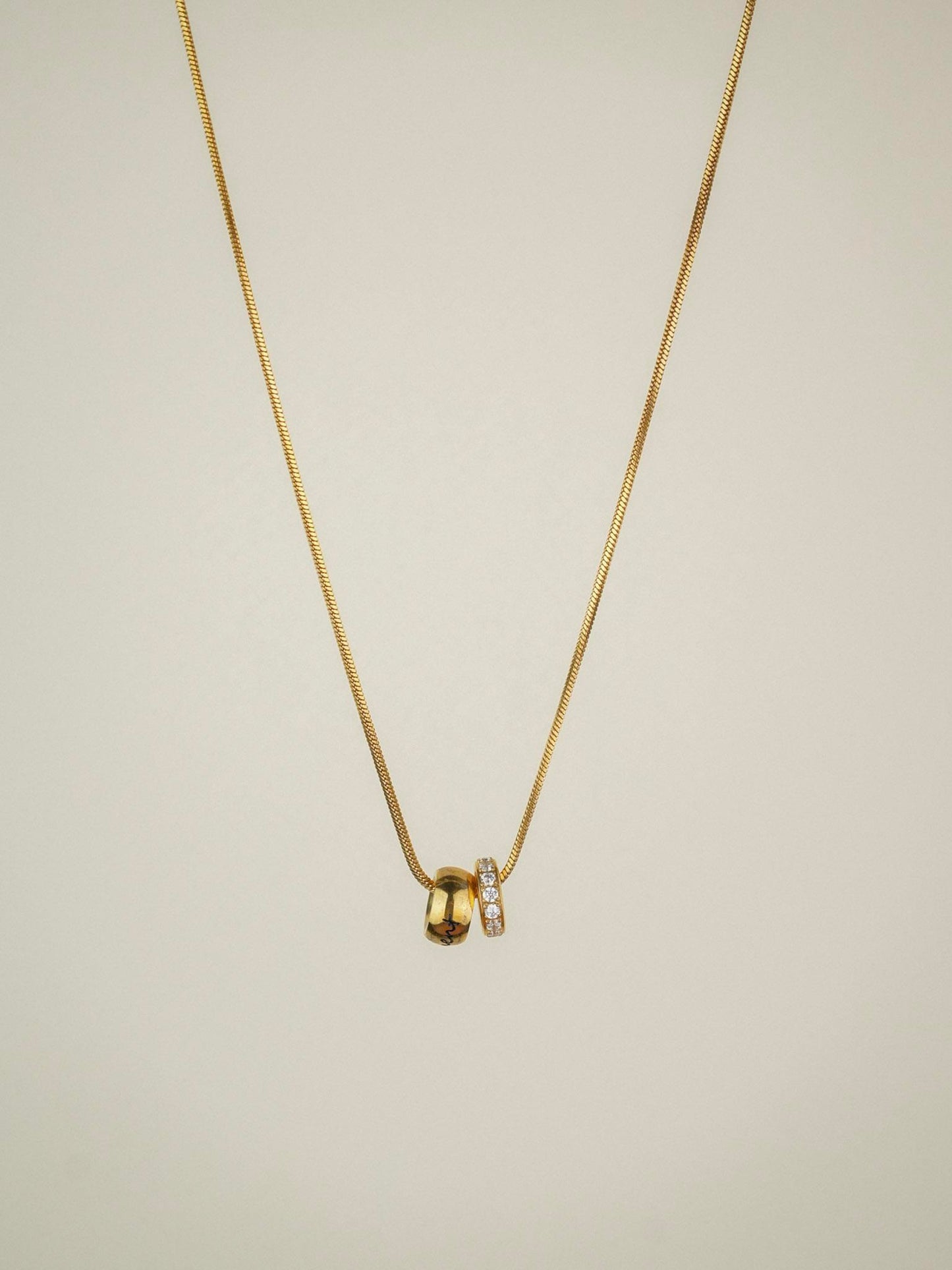 Heureuse Double Ring Pendant