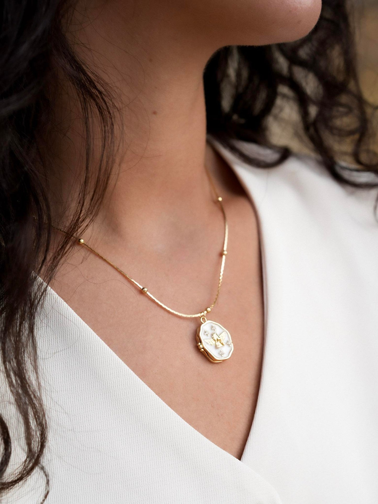 Angel Pendant Necklace